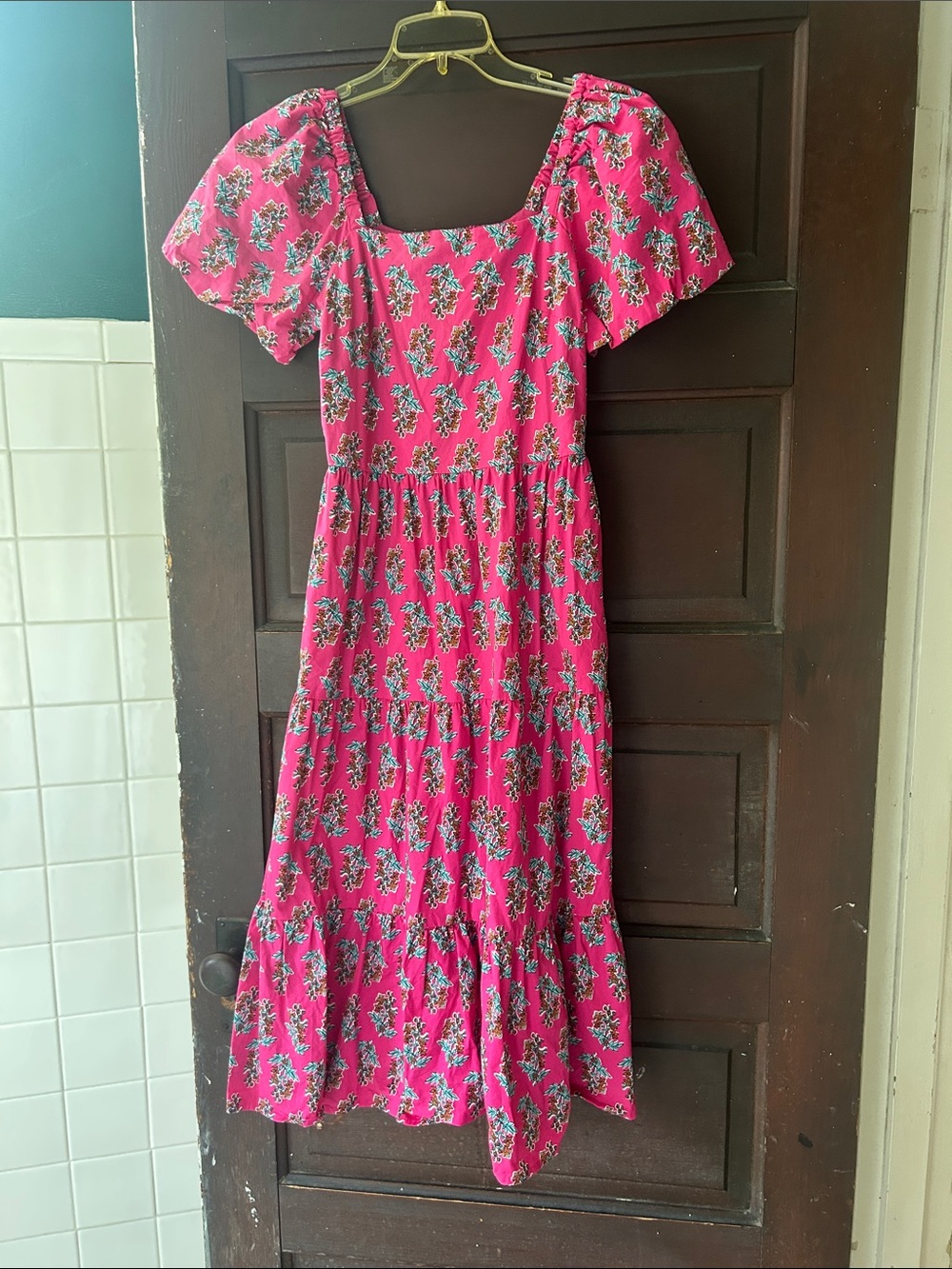 JCrew Tiered Midi Dress